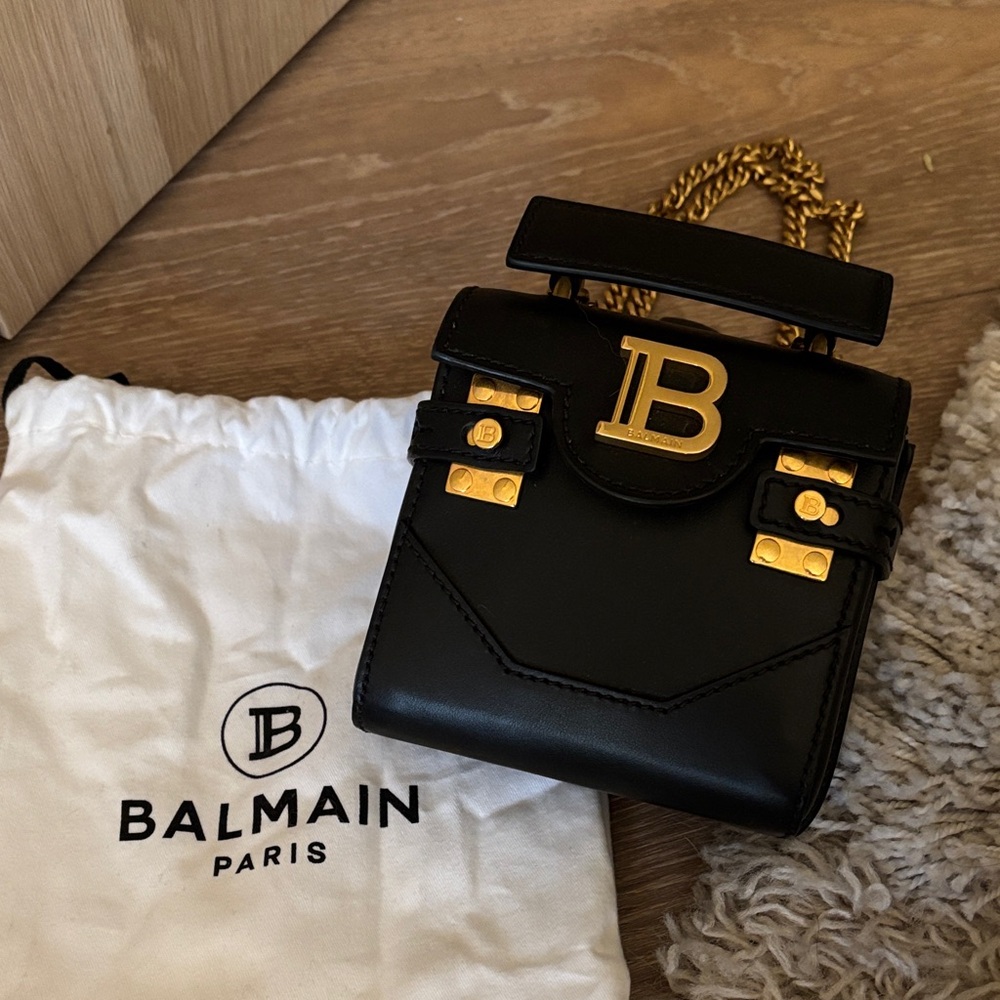 Balmain Black and Gold mini BBuzz